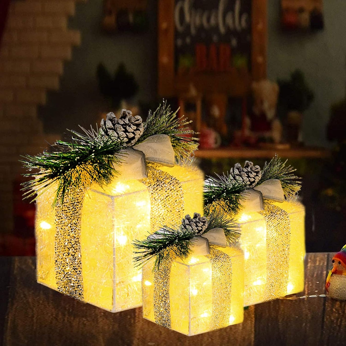 Elegant Lighted Holiday Gift Boxes™