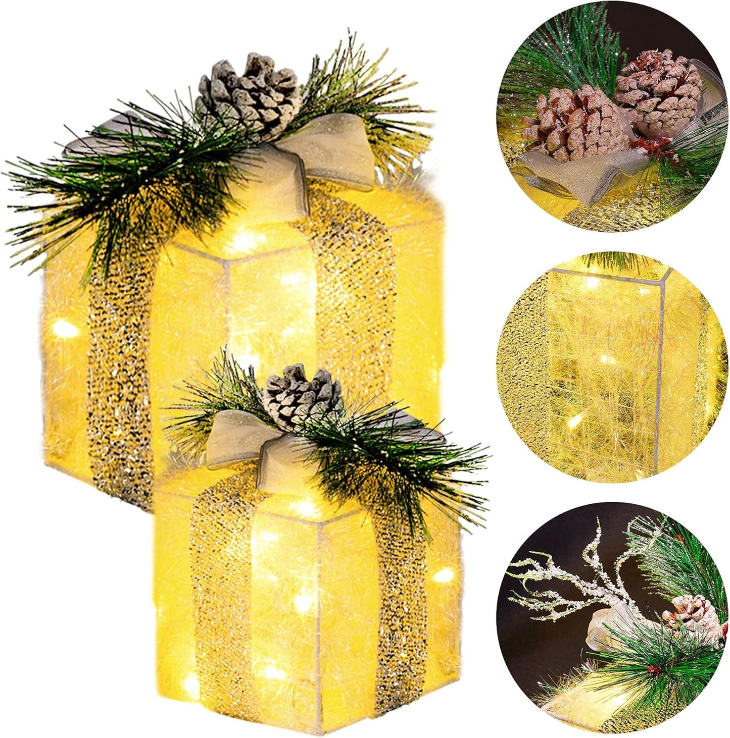 Elegant Lighted Holiday Gift Boxes™