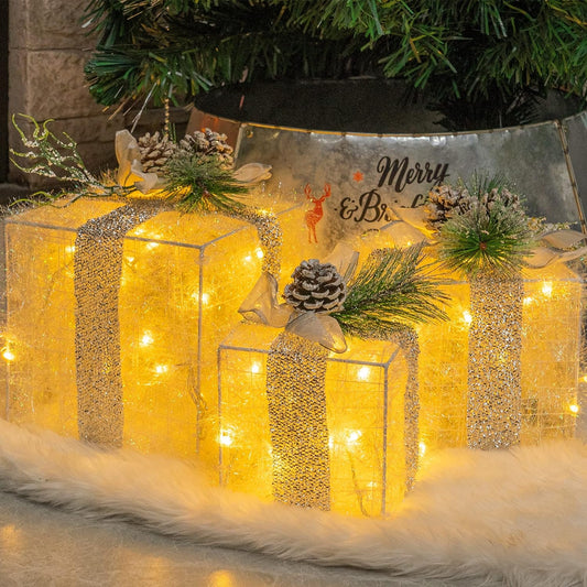 Elegant Lighted Holiday Gift Boxes™