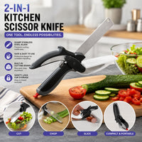 2-in-1 Kitchen Scissor Knife